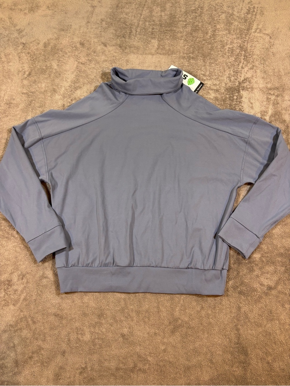 NWT Stio Glide Tech Pullover Long Sleeve Top Storm Cloud Blue Womens XS